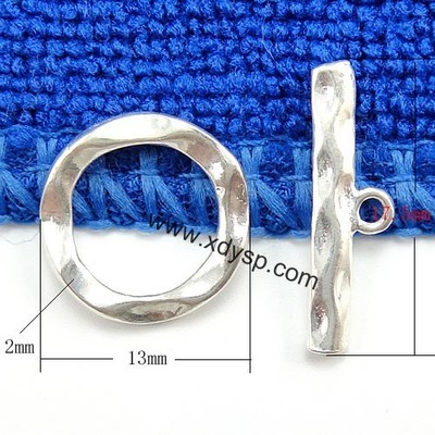 925純銀OT扣,規(guī)格:13mm,銀飾批發(fā),925銀鏈扣,diy手鏈扣