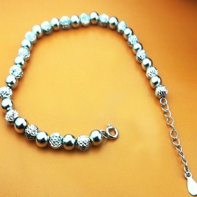 【【銀飾免費代理一件代發(fā)】日韓銀飾銀飾加工批發(fā)925銀珠子手鏈90】價格,廠家,圖片,手鏈,深圳市歐盟貿(mào)易-