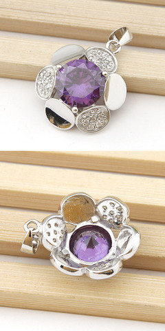 純銀花瓣吊墜 韓國飾品批發的精致之選