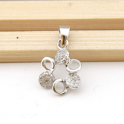 引領時尚潮流 12060302純銀鑲鉆吊墜及其在韓國飾品批發市場的價值